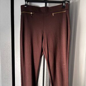 Michael Kors brown knit slacks